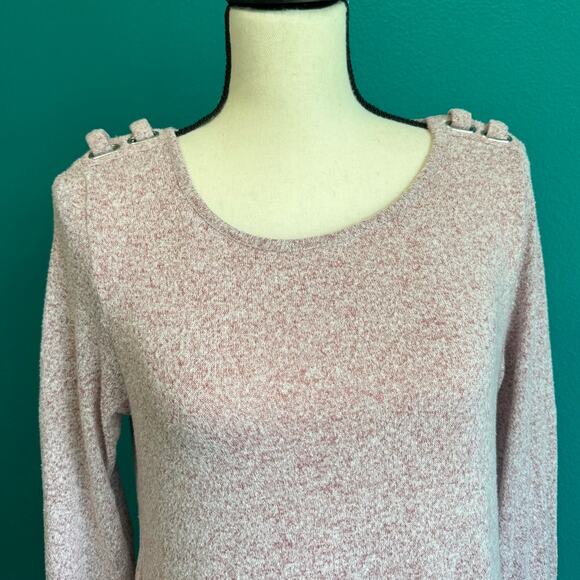 89th & Madison Light Pink Soft Long Sleeve Sweater Women's Small - Picture 4 of 9